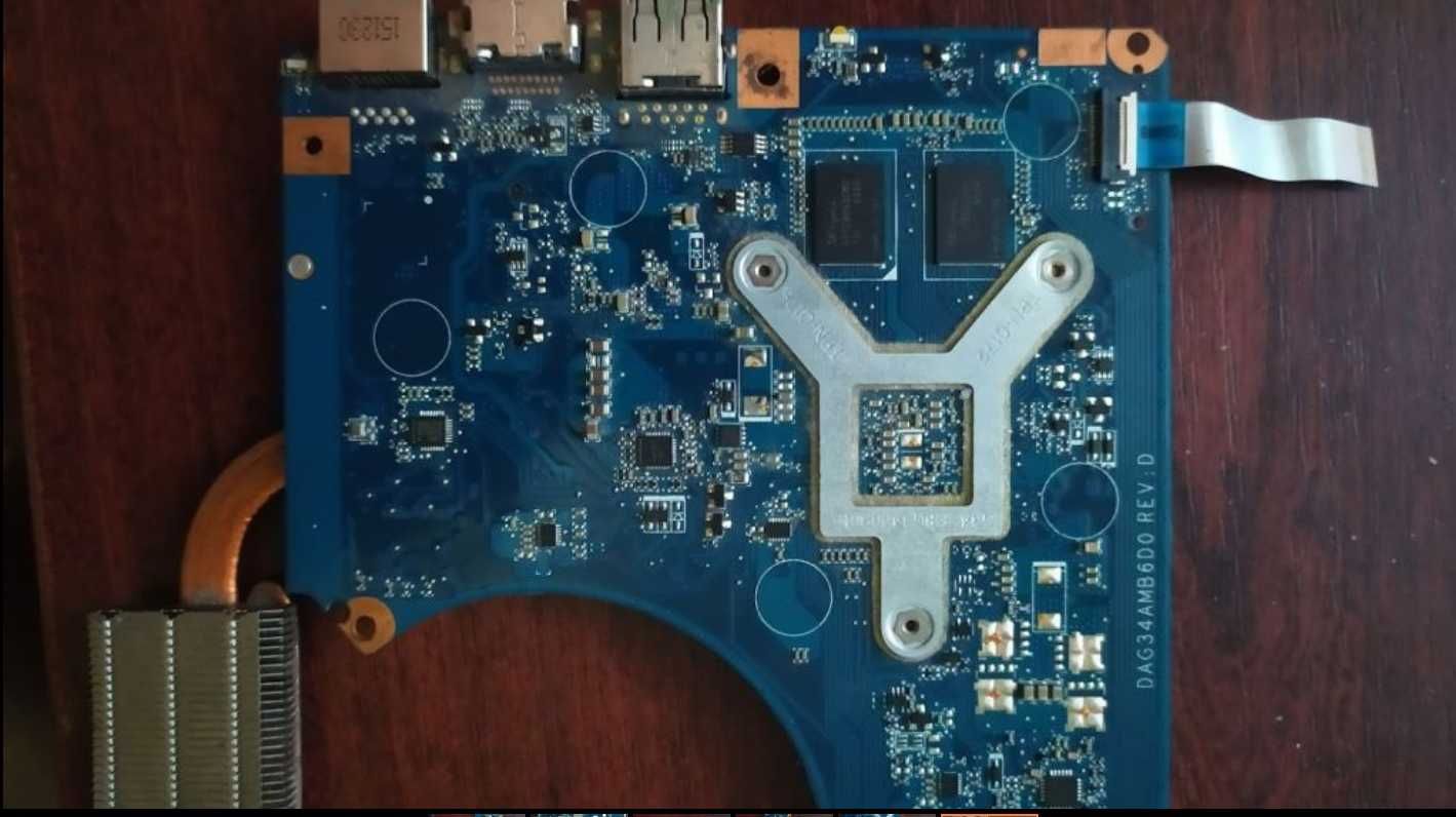 мат.плату dag34amb6d0 Rev: D (Quanta G34A) от HP 15-AU