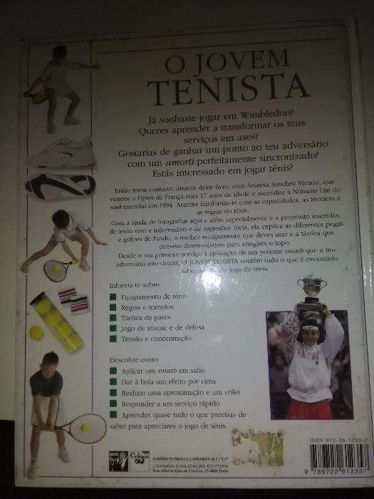 Livro o Jovem tenista - Capa Dura
