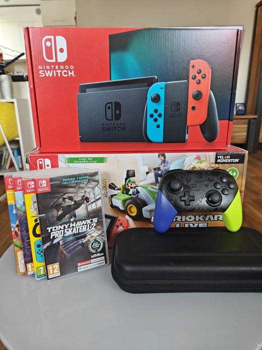 Zestaw Nintendo switch gry Mario kart live pad
