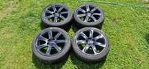 Alufelgi felgi 18 audi a6 c6 a4 b8 5x112 + opony 245 40 bdb stan