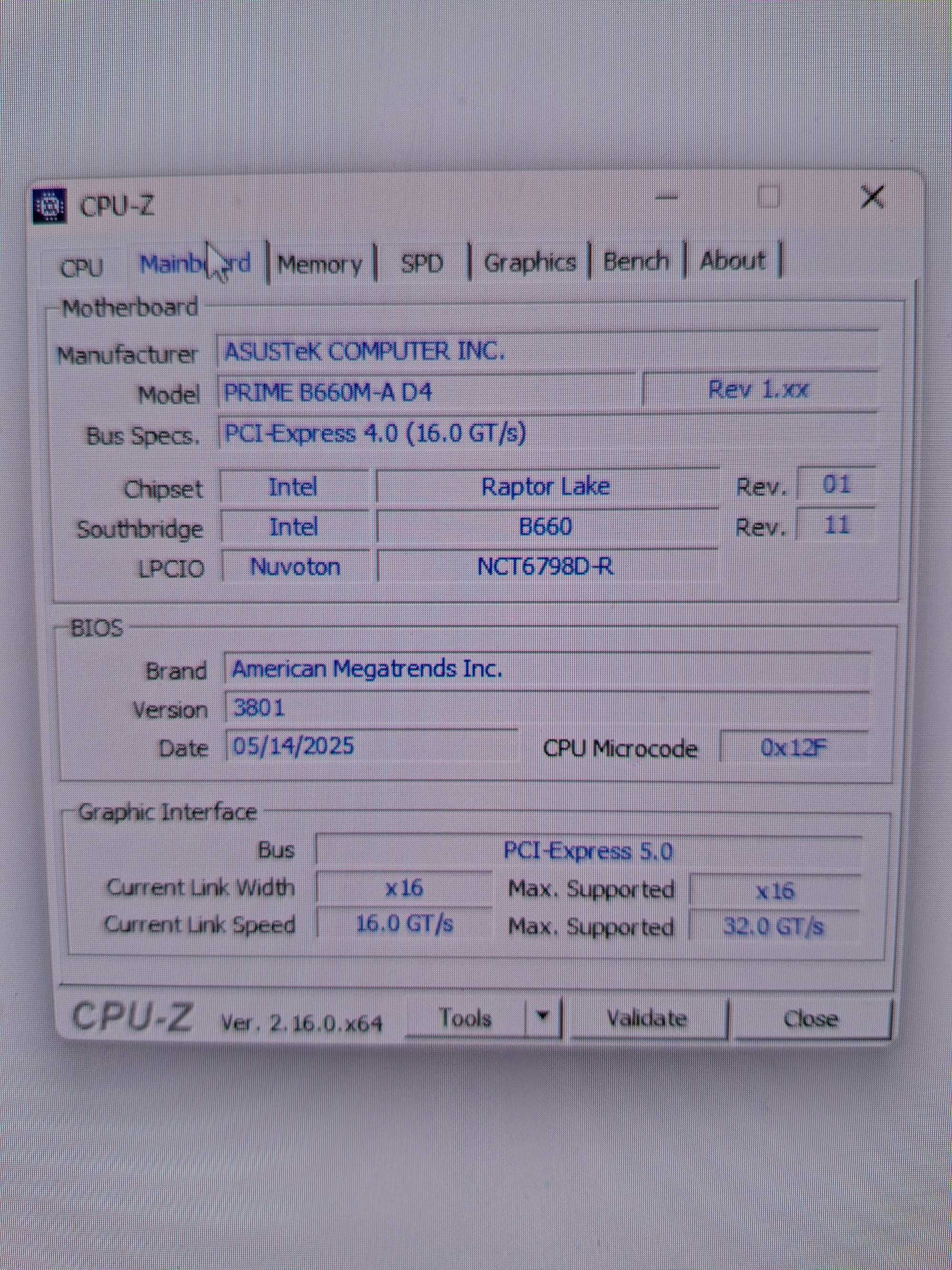 Комплект: core i5 14400f, asus prime b660m-k d4, Samsung DDR-2400