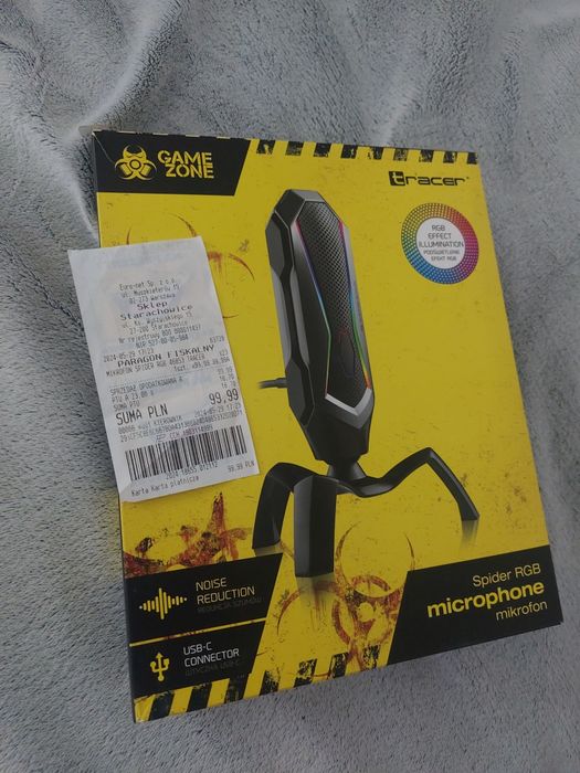 Mikrofon stojący do komputera