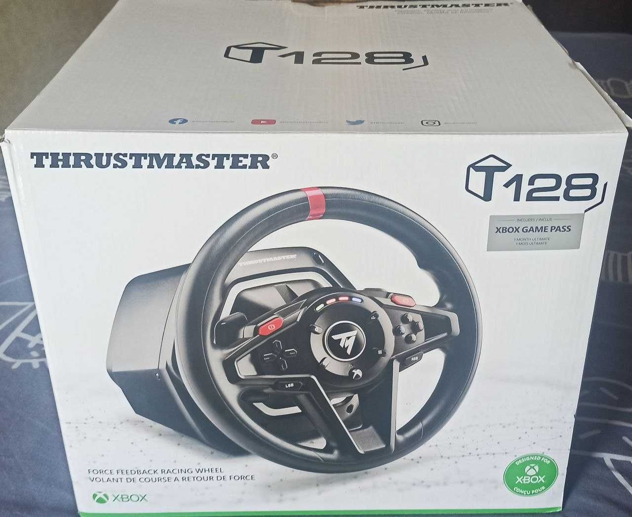 Руль + педали Thrustmaster T128 Xbox Series X|S, Xbox One, PC