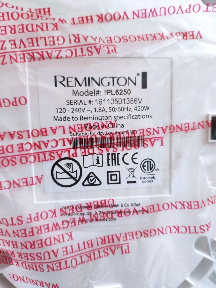 #depilator #remington #ipl6250 i-Light #essential