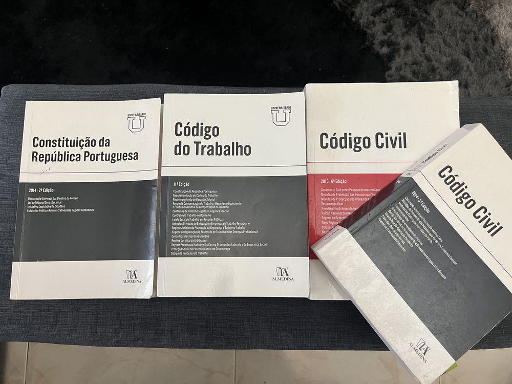 constituição portuguesa + código do trabalho + código civil