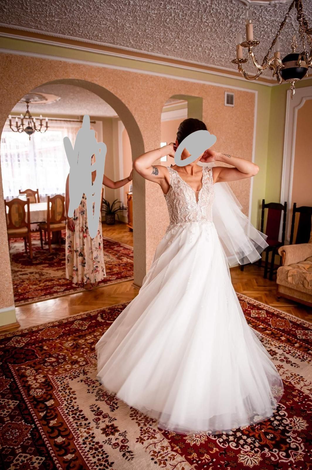 Piękna suknia ślubna z salonu Mariposa (sprxedam lub zamienie)
