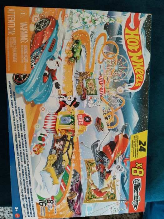 Kalendarz adwentowy Hot Wheels samochody auta