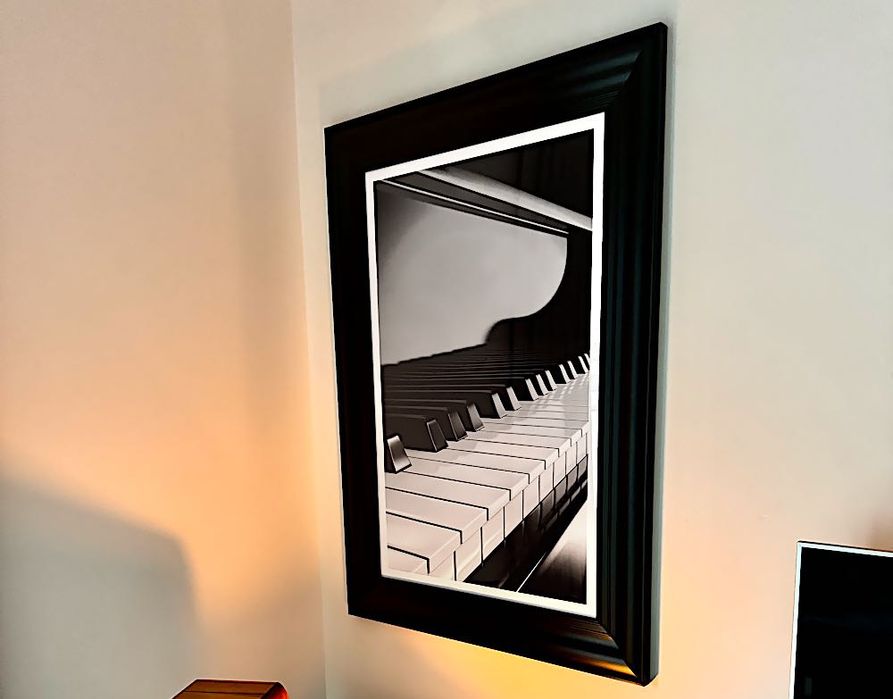 Plakat Harmonia kształtów i barw 61x91 cm Do Obrazu Ramy Audio Muzyka