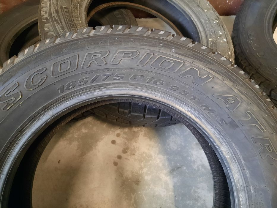 4 opony 185/75 R16 Pirelli Scorpion ATR 9mm