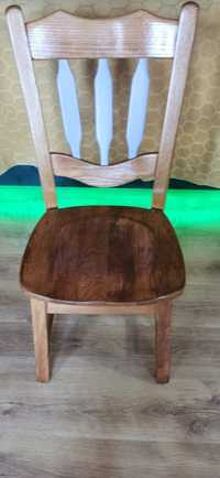 Drewniane krzesła, stół gratis