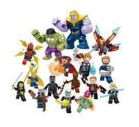 Avengers Vingadores Marvel DC Comics 16 figuras novas em lego