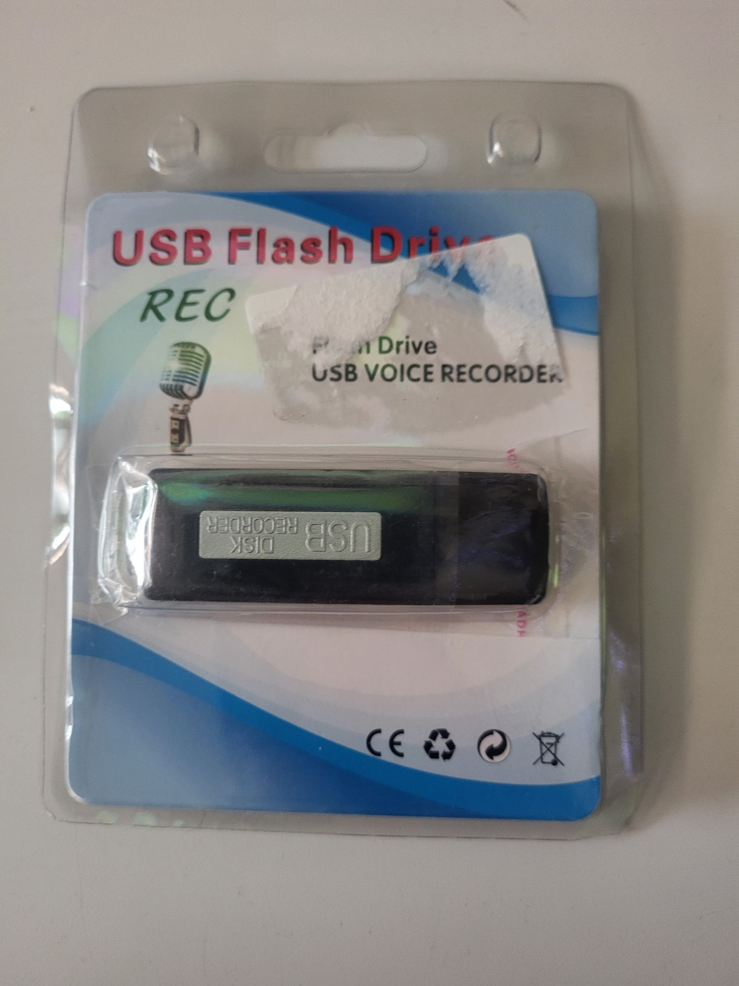 Dyktafon cyfrowy  PENDRIVE podsluch szpiegowski 8GB