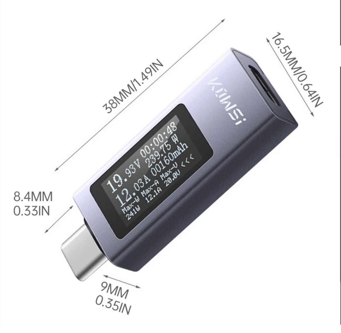 Miernik mocy USB-C tester KWS-2301C