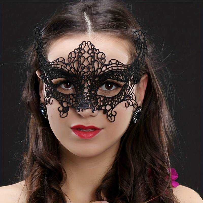 ⊛ Entrega Gratis -Máscara Meia Face sexy para mulher