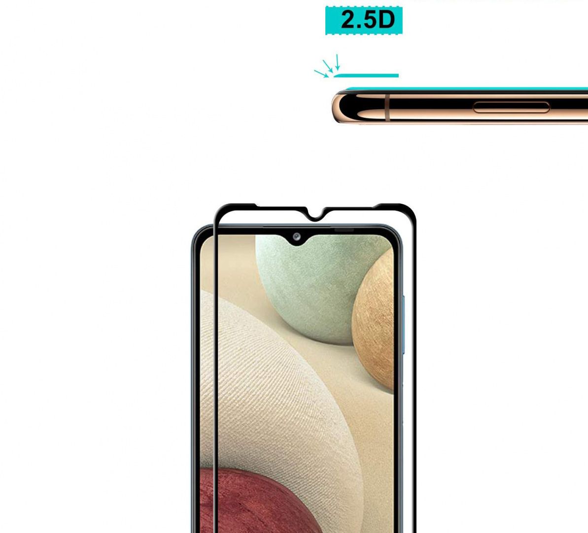 Szkło Hartowane Pełne Z Ramką Do Samsung Galaxy A02S