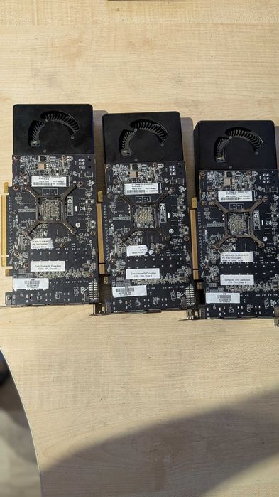 Лот з 3 RX 570 4 GB - Проблемних