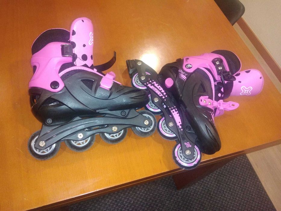 Patins em linha + proteção (CRIANÇA)