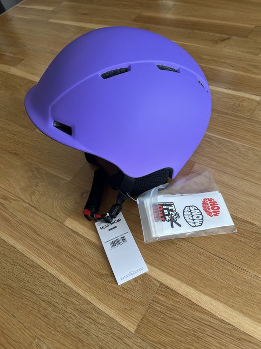 Kask narciarski dziecięcy 4F fioletowy M (55-58 cm)