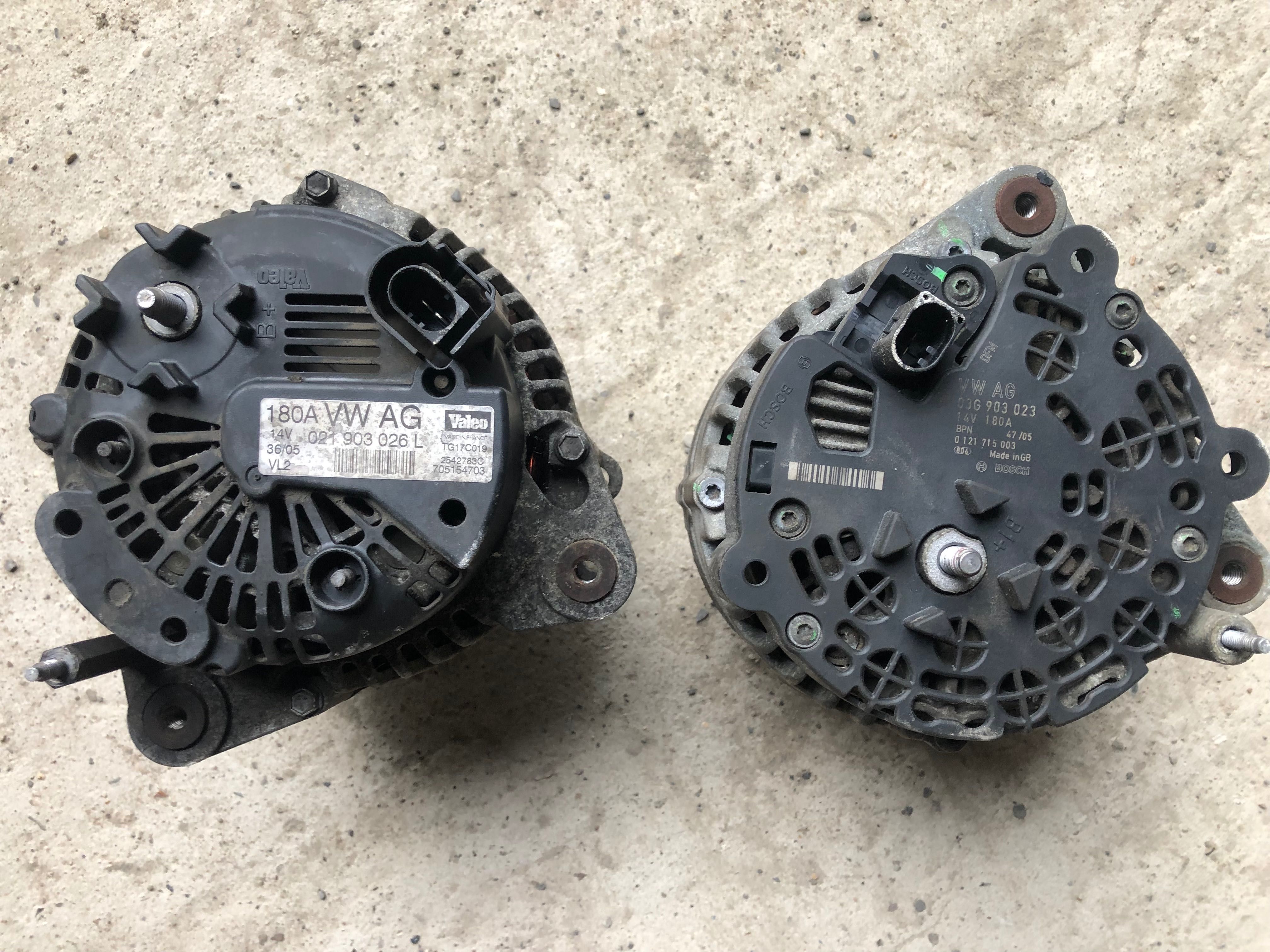 Генератор 03G903023 021903026 BOSCH VALEO пассат б6 туран ауді шкода