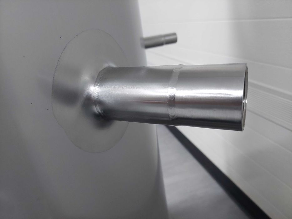 Bufor 1000L inox stal nierdzewna 316 z wężownicą.