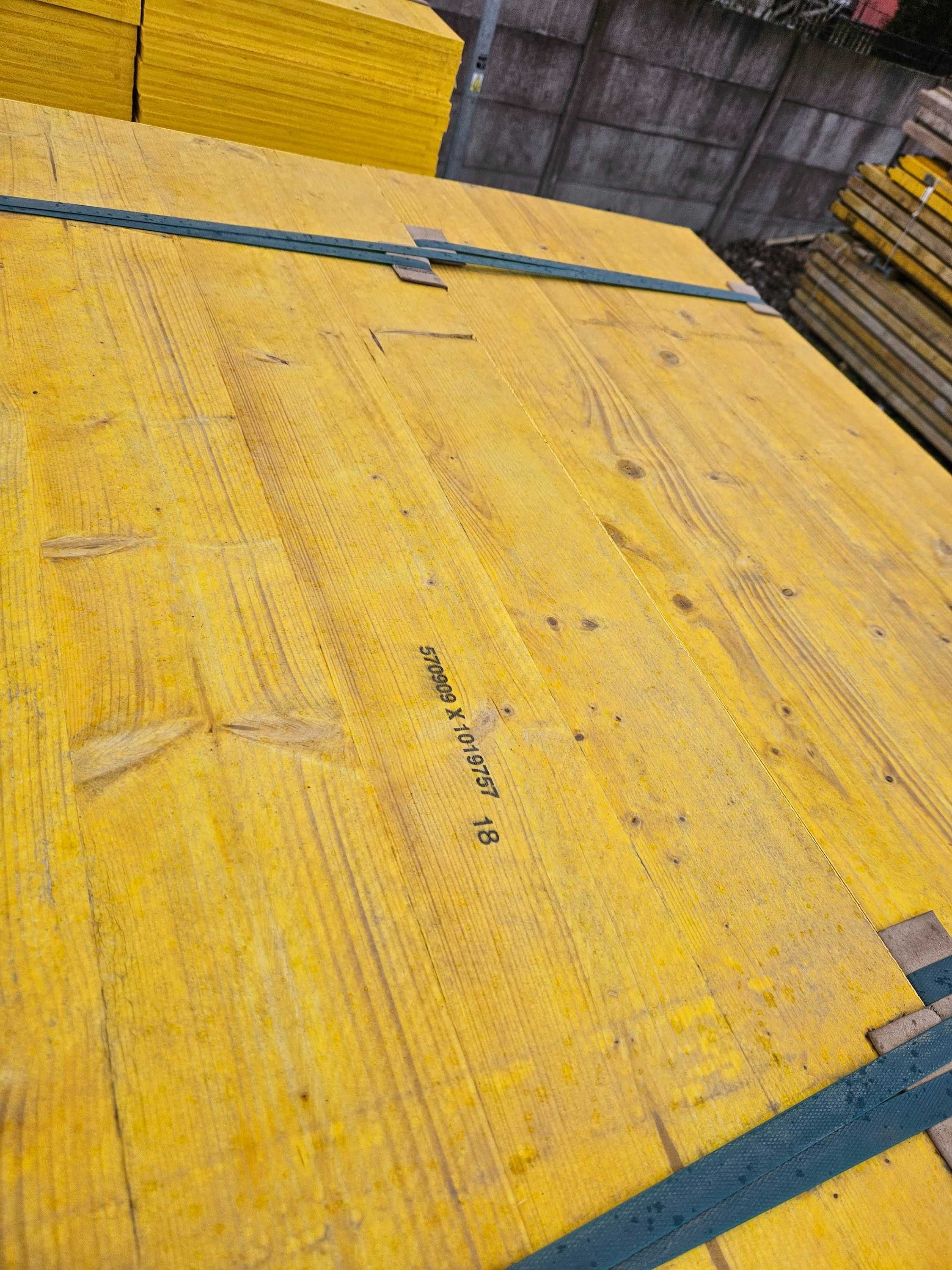 Płyta sklejka trójwarstwowa szantafle szalunkowa 50x200 grubość 21mm