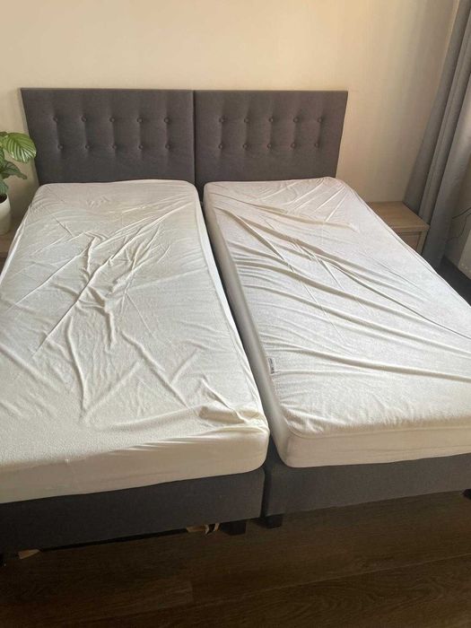 2 łóżka 200x80 z materacami