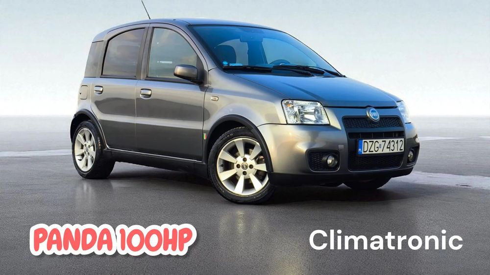 Fiat Panda ZADBANY, 100KM, klimatronic