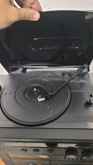 Aparelhagem vintage - vinil cassette e radio