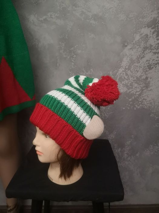 Карнавал маскарад новорічний костюм Ельф помічниця Санта Клауса Різдво