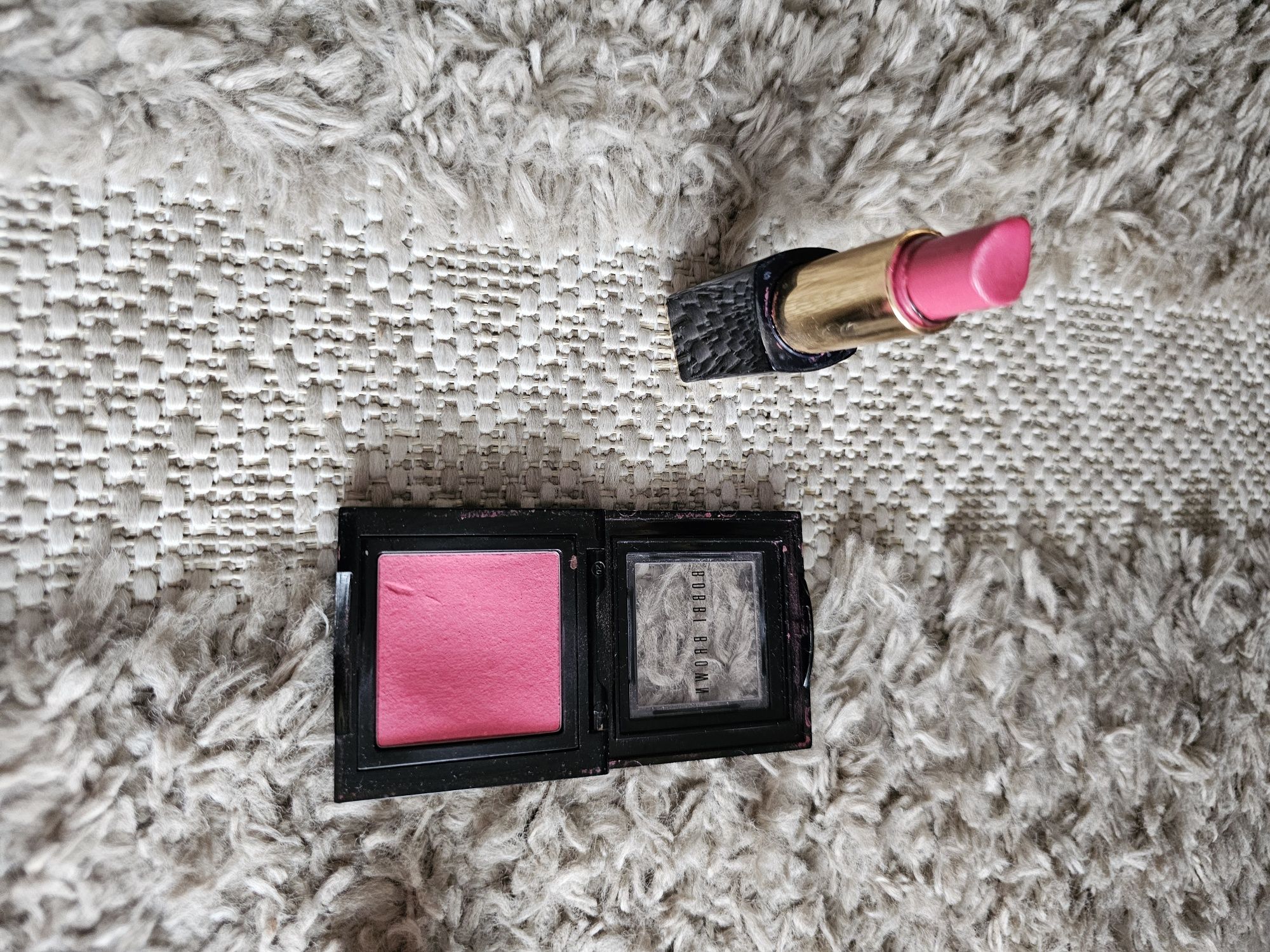 Bobbi Brown Blush Apricot & pomadka Estee Lauder Candy