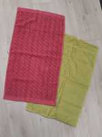 Ręczniki różowy i zielony zwoltex