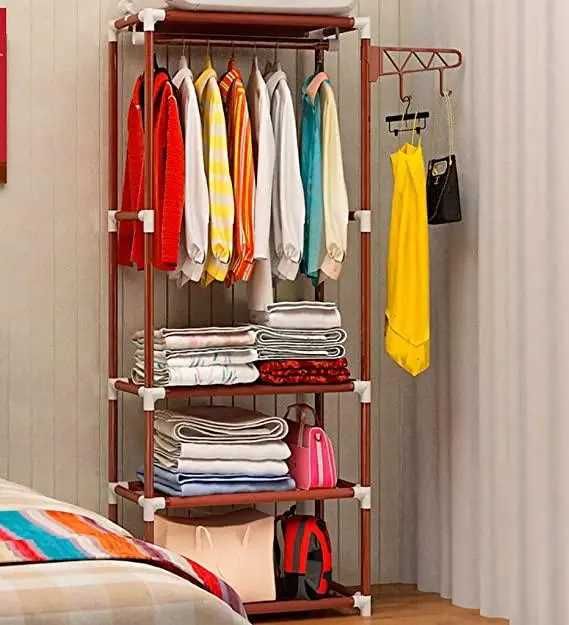 Вешалка для одежды Hat Coat Stand Rack Коричневая