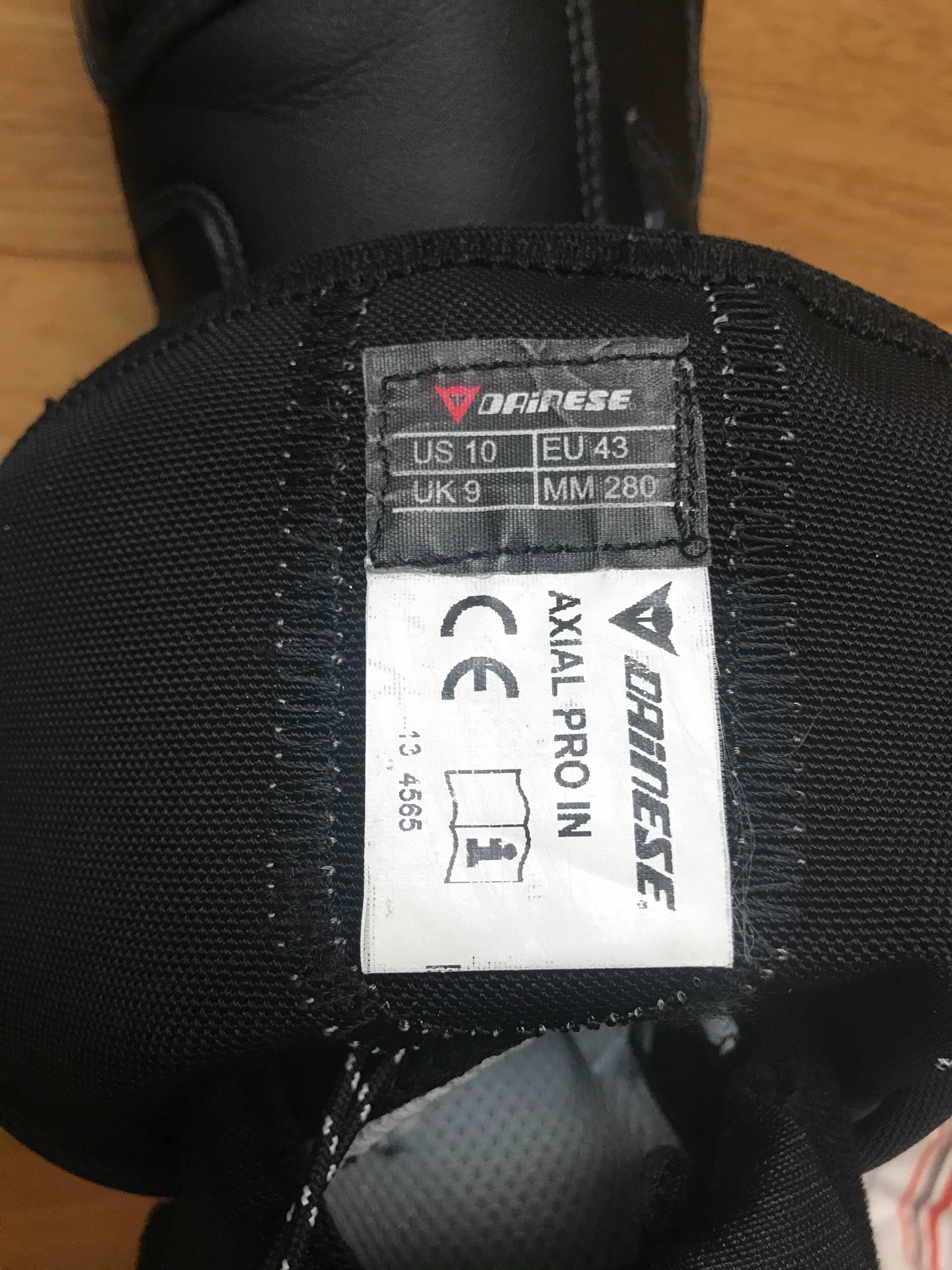 Botas Dainese Axial Pro In (Carbon + Kevlar) Moto GP 43