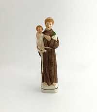 Porcelanowa zabytkowa figura św. Antoniego