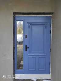 drzwi drewniane wejściowe  zewnętrzne dębowe dostawa GRATIS