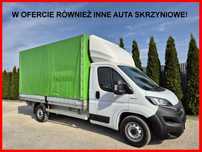 Fiat Ducato 2.3 130KM Maxi Plandeka  Skrzyniowy 8 palet, Klima, bez korozji, Sprowadzony! TOP!