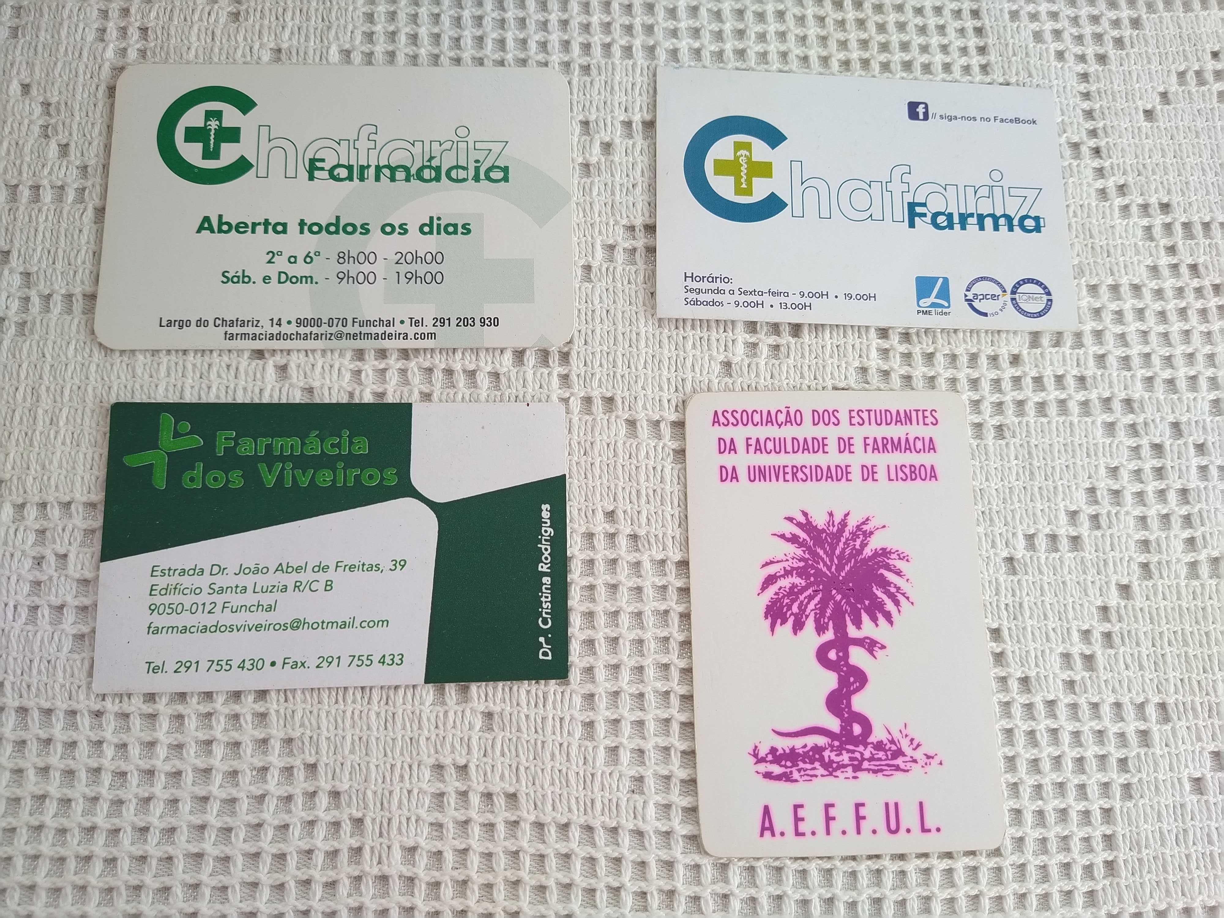 Calendários de Farmácias e Associações - 1993 / 2008 / 2014