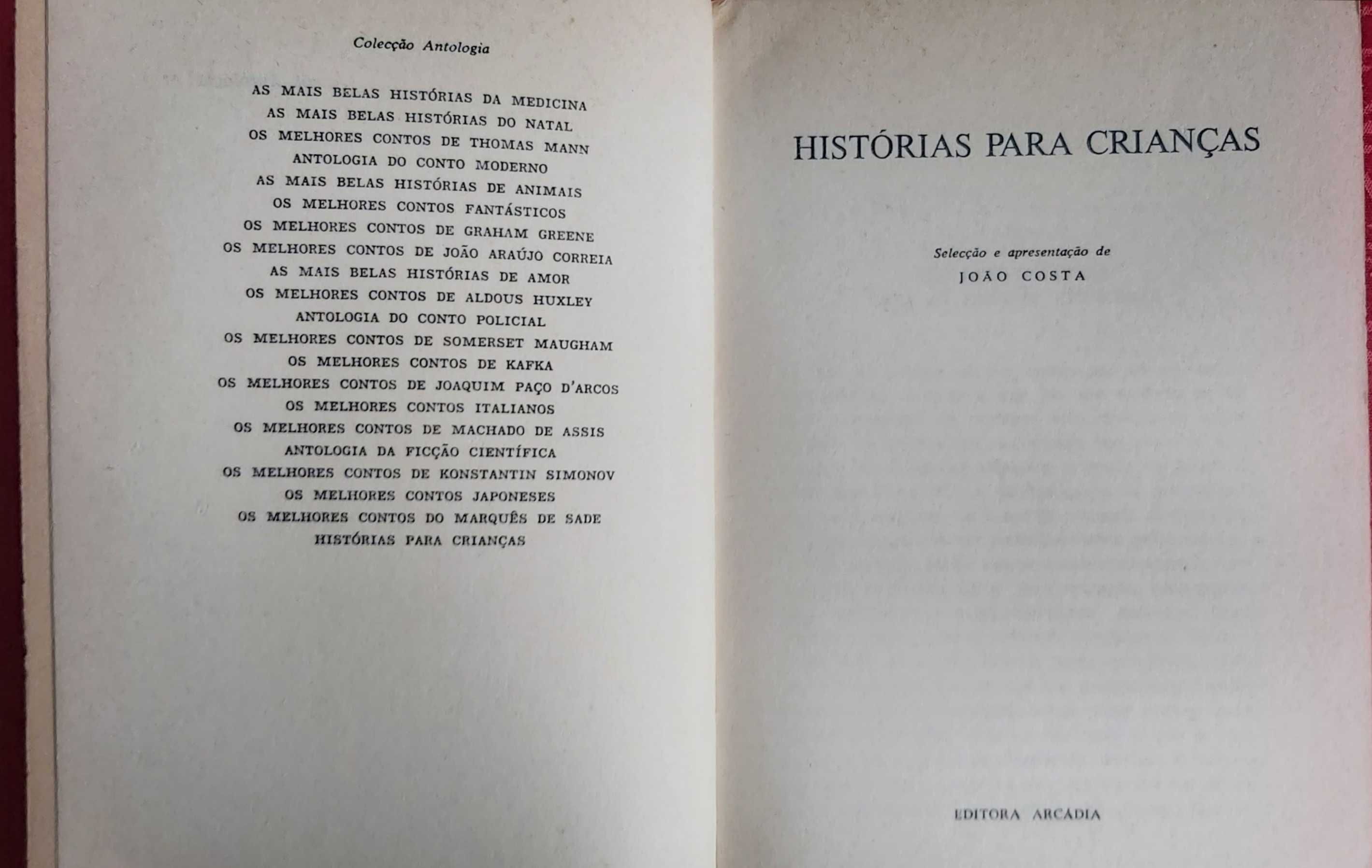 Histórias para Crianças - Antologias Arcádia Nº 21