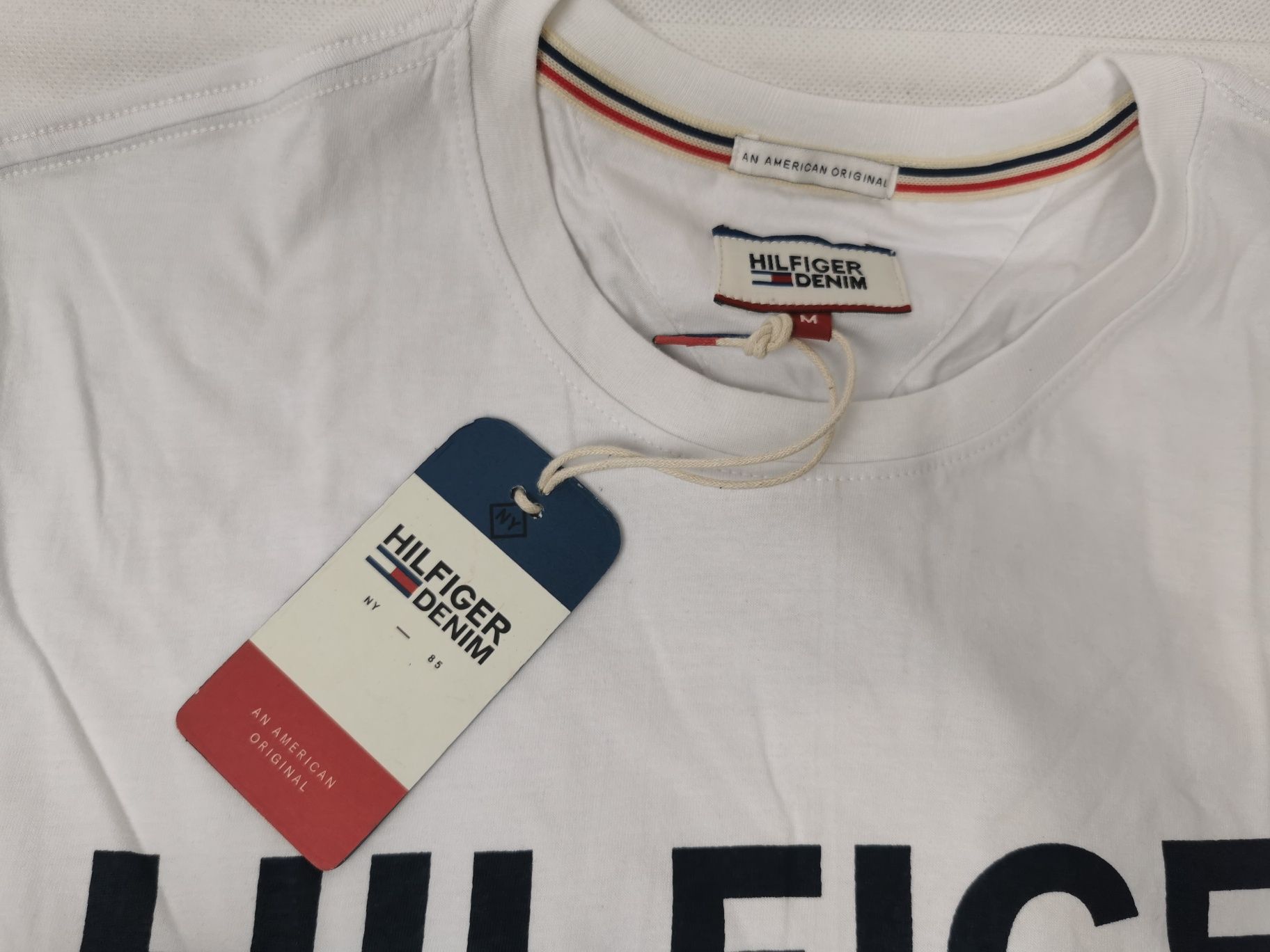 Nowa oryginalna bluzka z długim rękawem Tommy Hilfiger rozm M