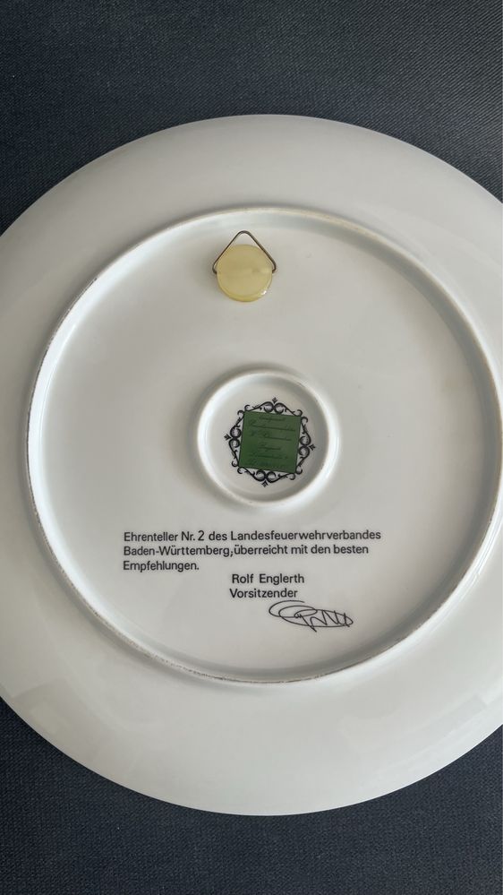 Talerze porcelanowe na sciane niemieckie Rolf Englerth