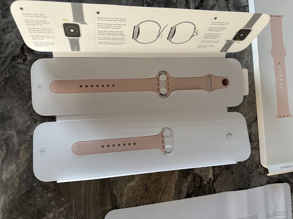 Ремінець на годиник Apple Watch Pink Sand Sport Band 44мм