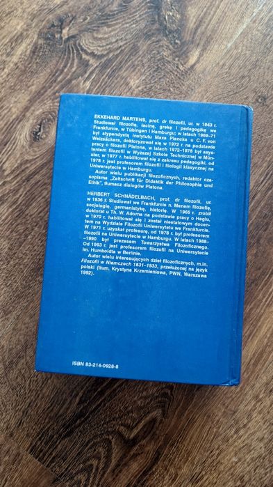 E. Martens, H. Schnadelbach - Filozofia podstawowe pytania