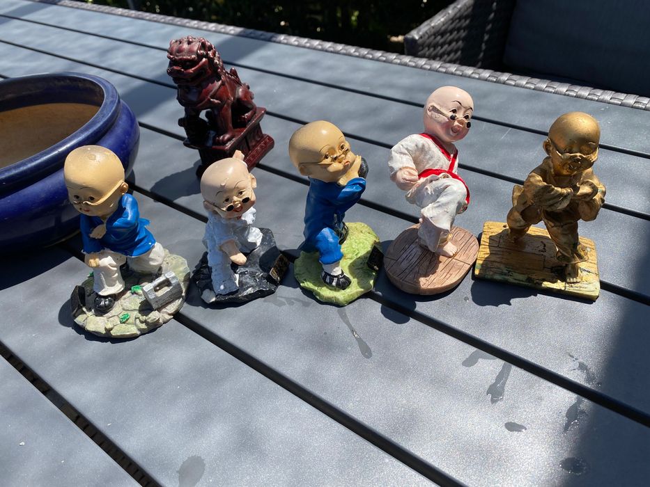 Vasos de bonsai + figuras