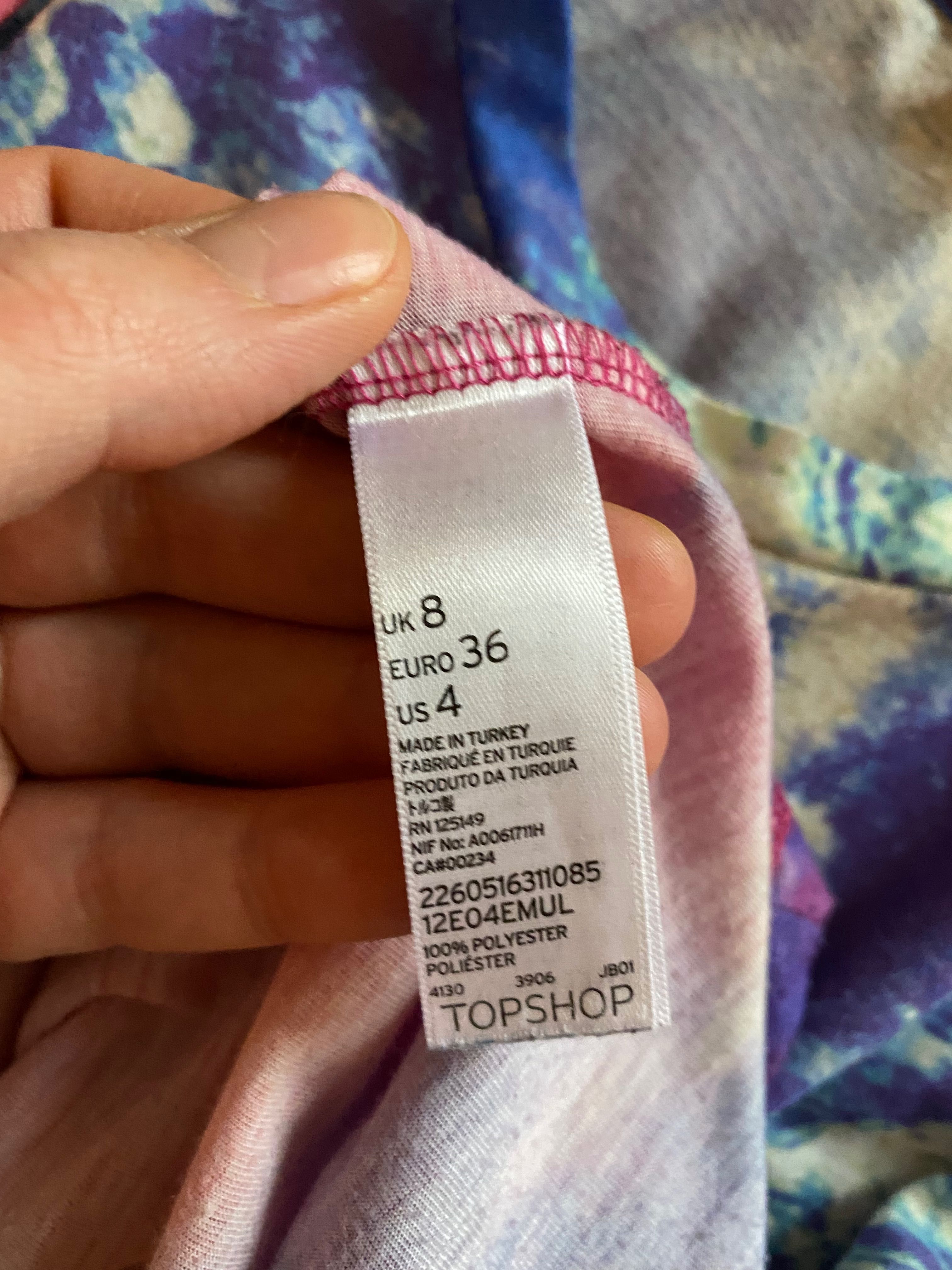 Wzorzysta koszulka Topshop rozmiar z metki 36 dla mnie M/L 38/40