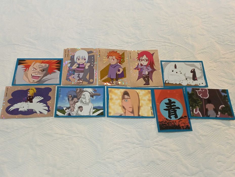 lote de 112 cromos naruto shippuden