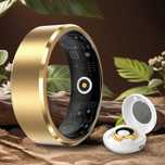 Smart Ring Fitness Tracker krokomierz YD LIFE złoty rozmiar #10