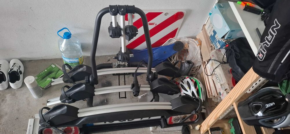 Suporte de bicicleta para bola de reboque