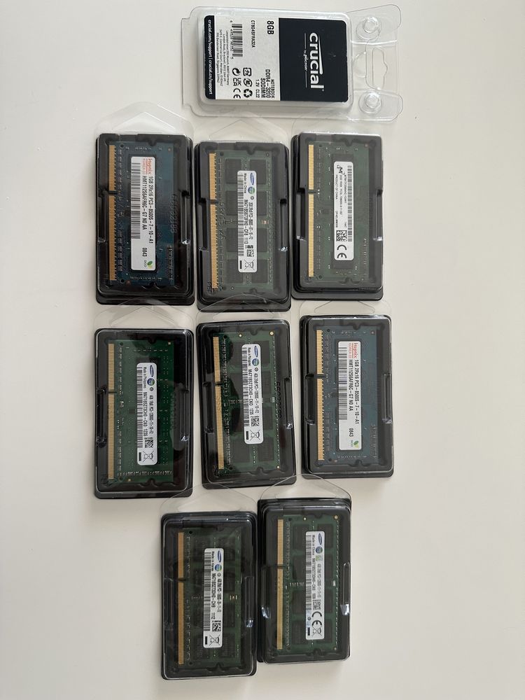 Memórias RAM DDR3 PC3L 4GB / 2GB / 1GB
