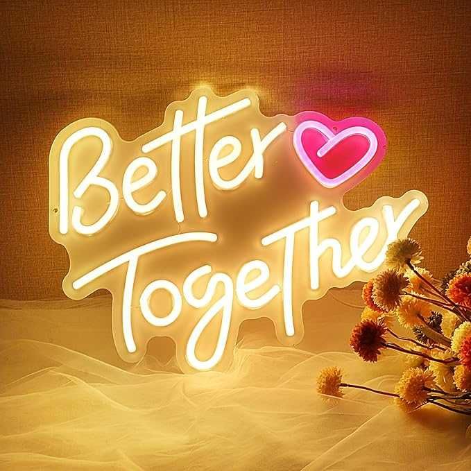 Nowy neon led better Together