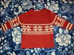 Sweter dla chłopca swięta sesja r.62/68